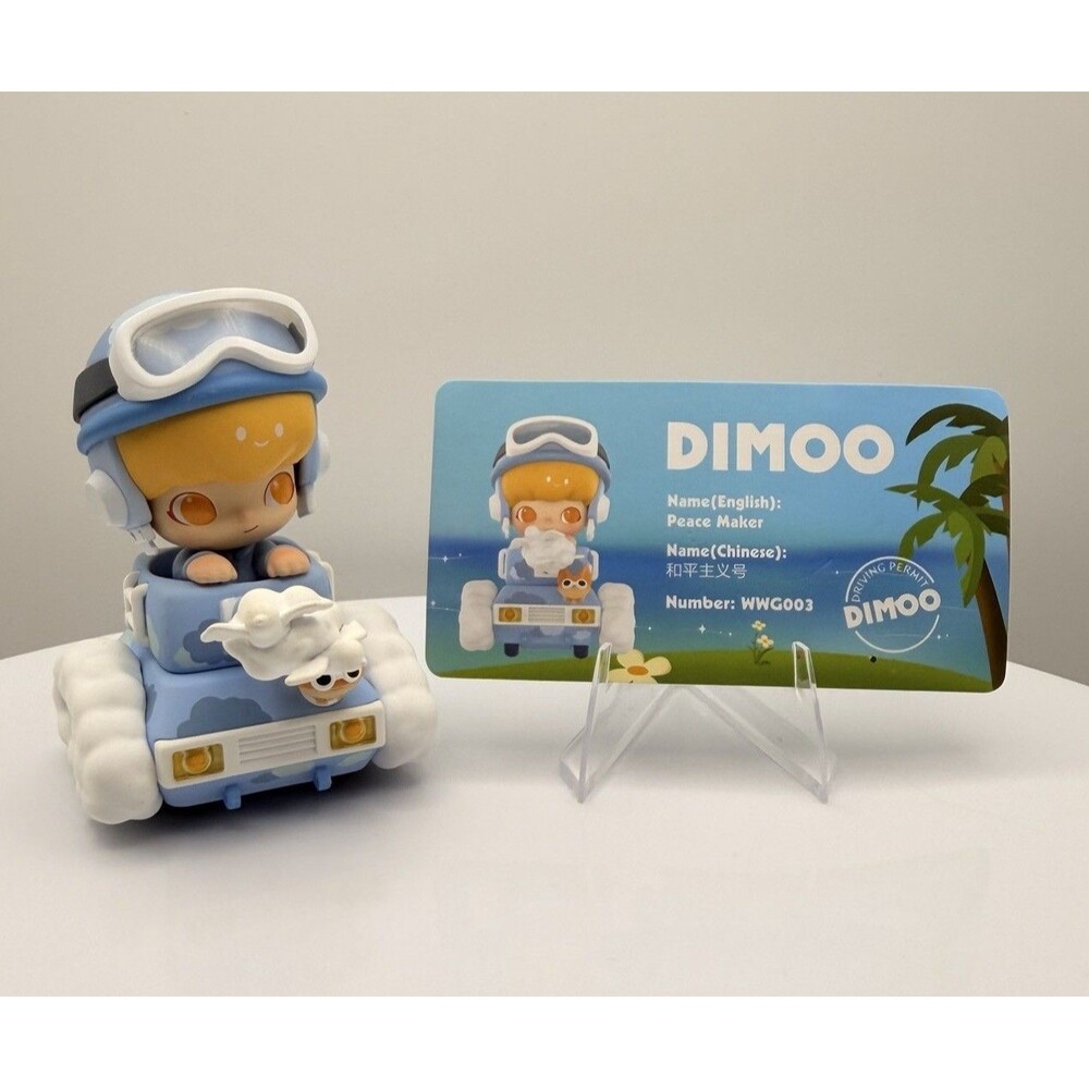 PopMart Dimoo Where We Go Series Bmund Box Figure Confirmed - Peace Maker